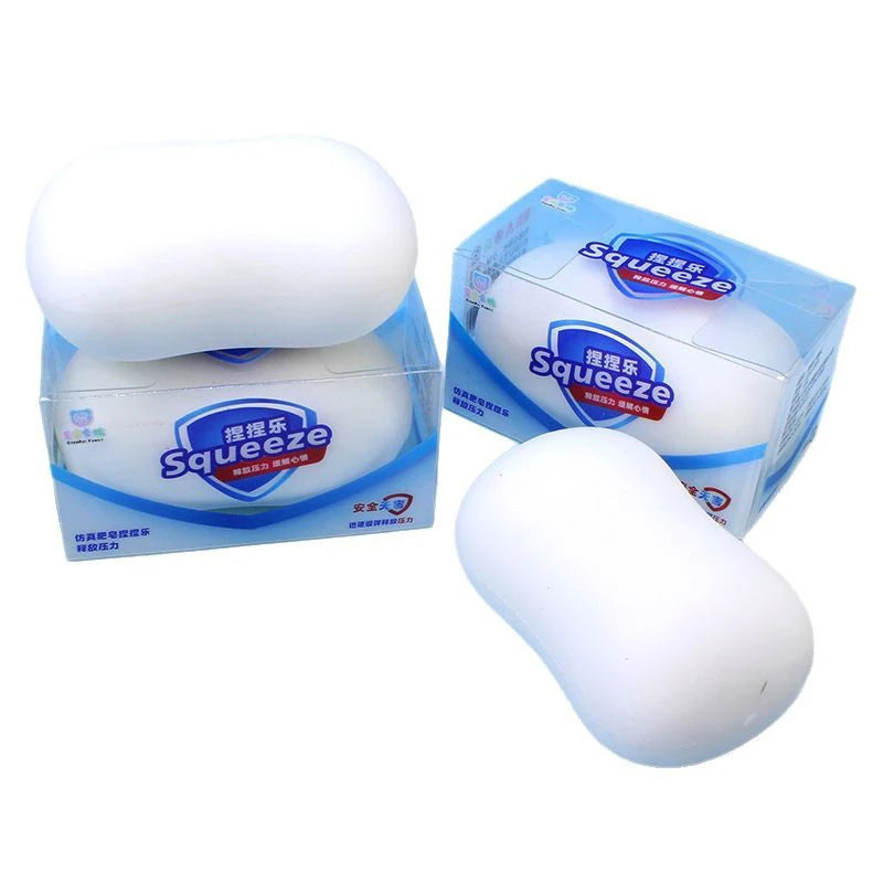Soap Dumpling Squishy Slow Rising Stress Ball Soft Squeezable Fidget Toy Anti-Stress Relief Sensory Props for Kids Adults