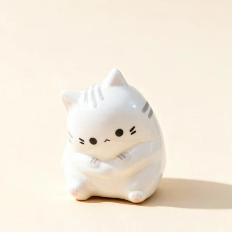 HOT Adorable Slow-Rising Cat Squishy – Soft PU Stress Relief Toy for Desk Decor & Calming Fidget Fun.