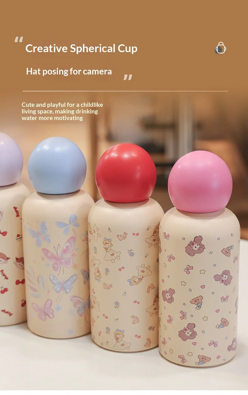 Creative Children's Insulated Cups Sports Water Cups Light Luxury and High-end Daily Necessities Outdoor Student Mini Cups