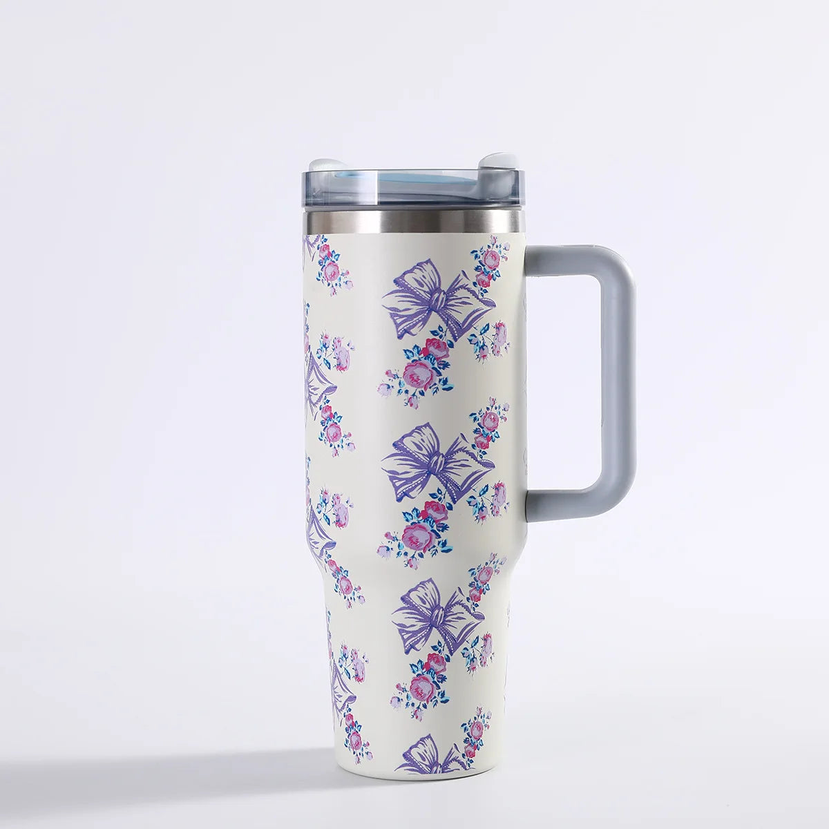 Car portable 304 stainless steel insulated cup 40oz large capacity with handle for cold insulation, suitable for outdoor use