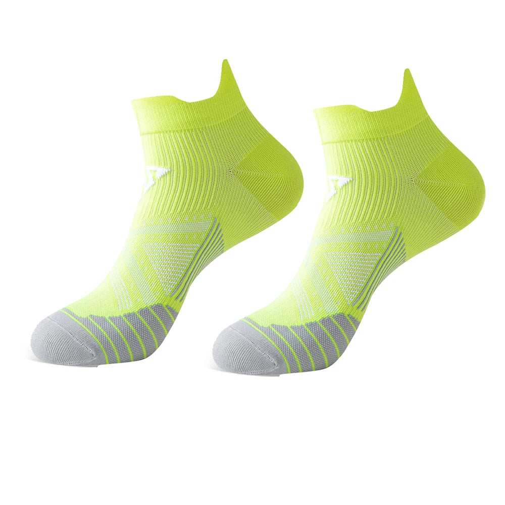 Unisex Running Socks Breathable Quick Dry Anti Blister Moisture Wicking Cushioned Arch Support Athletic Sport Socks