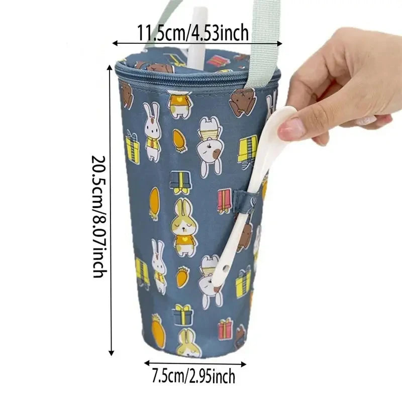 Outdoor Camping Portable Insulated Cup Sleeve Portable Milk Tea Insulated Cup Bag Shockproof Insulated Water Cup Sleeve