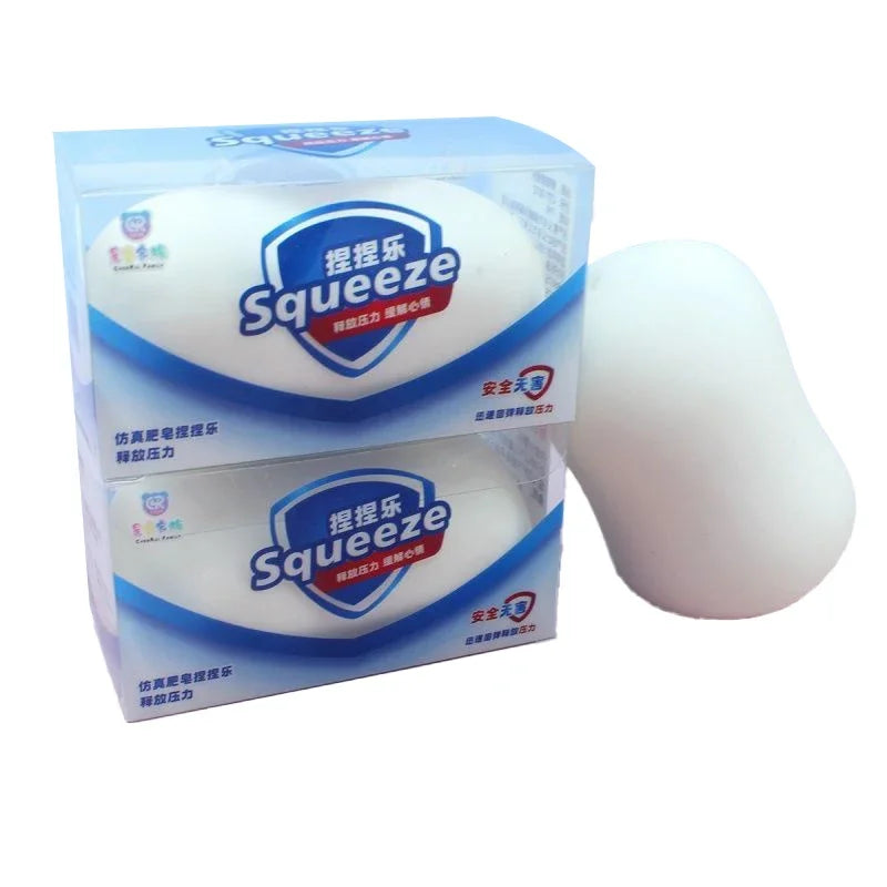 Soap Dumpling Squishy Slow Rising Stress Ball Soft Squeezable Fidget Toy Anti-Stress Relief Sensory Props for Kids Adults