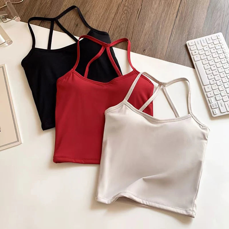 Women's Yoga Sports Fitness Vest, Pilates Running Bra, Professional Training Underwear, Fitness
