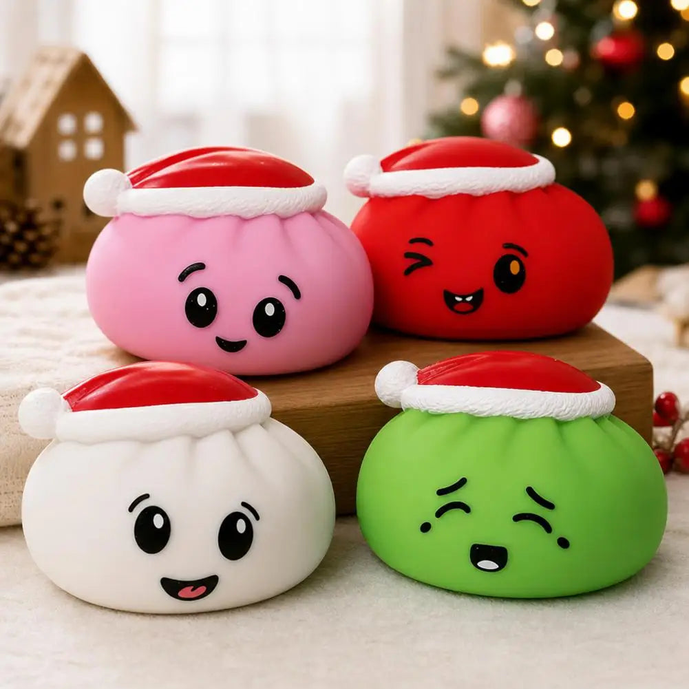 New Dumpling Squishy Slow Rebound Sensory Fidget Toy with Colorful Design Soft Stress Ball Home Office Party Gift