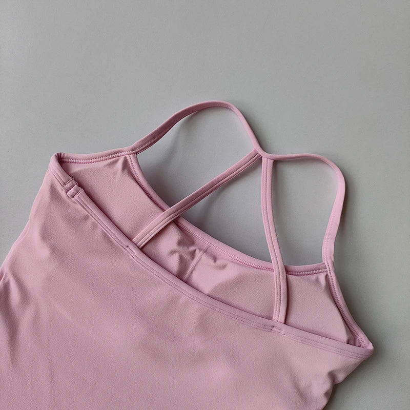 Women's Yoga Sports Fitness Vest, Pilates Running Bra, Professional Training Underwear, Fitness