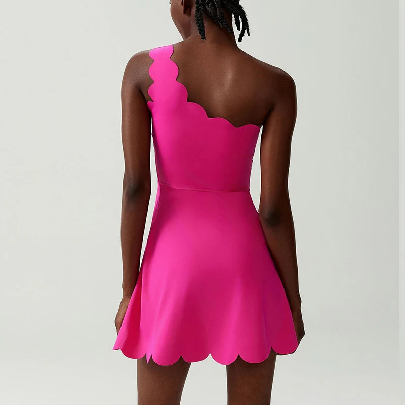 Women Fitness Yoga Dress Tennis Skirt Breathable Quick Dry Running