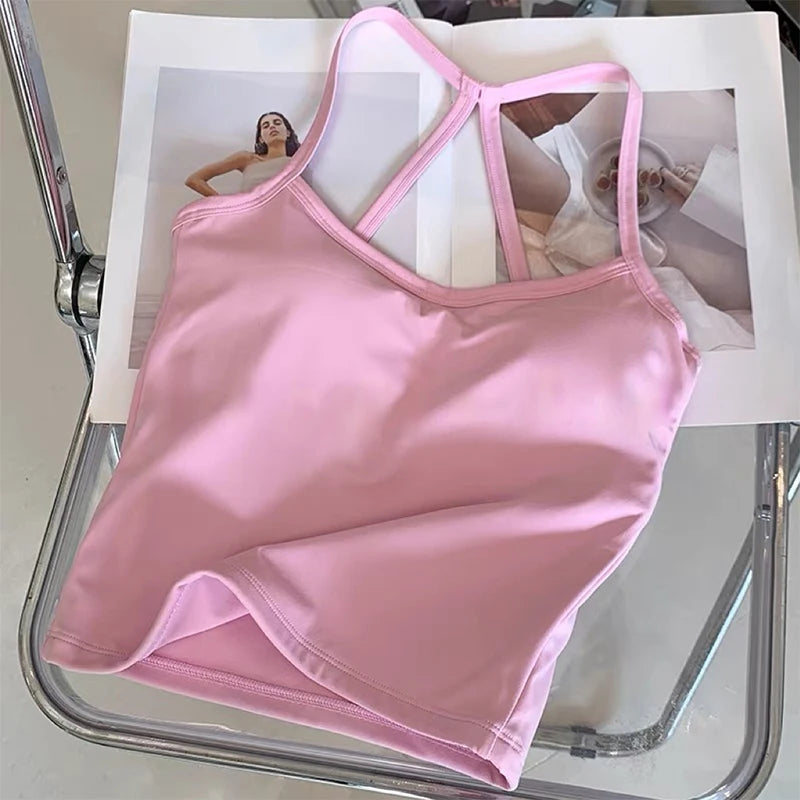 Women's Yoga Sports Fitness Vest, Pilates Running Bra, Professional Training Underwear, Fitness